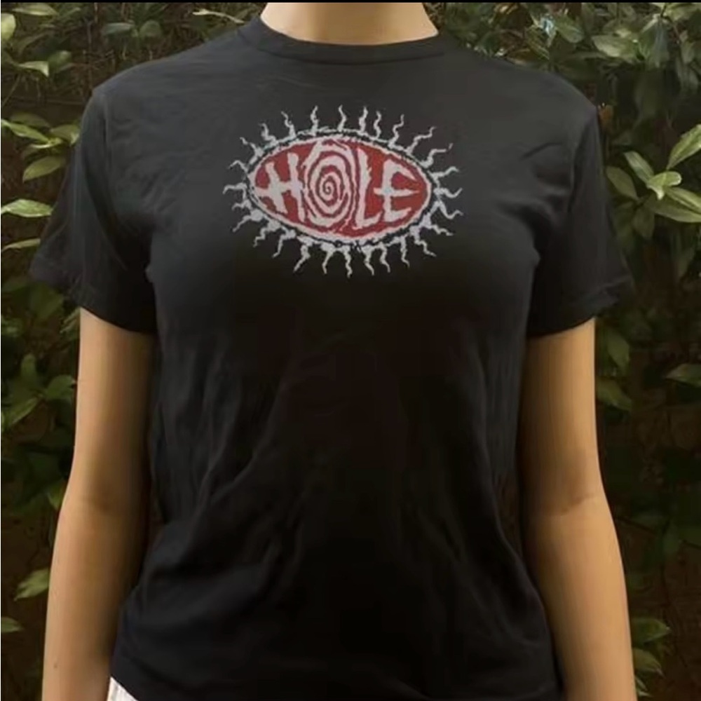 Hole Cropped Tee